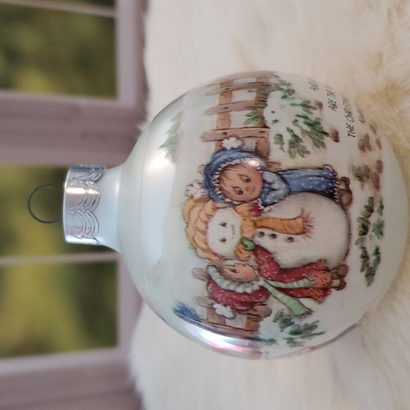 BETSEY CLARK HALLMARK 1989 Christmas ornament winter scene vintage - Picture 2 of 7